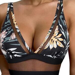 Women Sexy Mesh Tummy Control
Swimsuit, One Piece Womens Bathing Suits